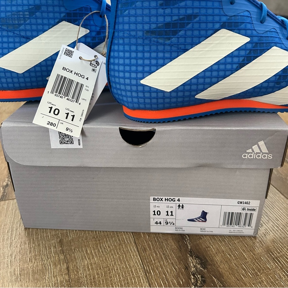 NWT! Adidas Boxing Shoes Box Hog 4 - Picture 10 of 11